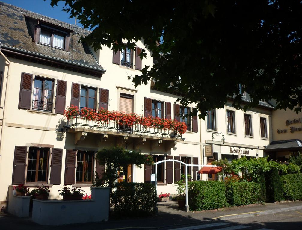 Hotel Des Vosges 5 Rue De La Gare Obernai Exteriör bild