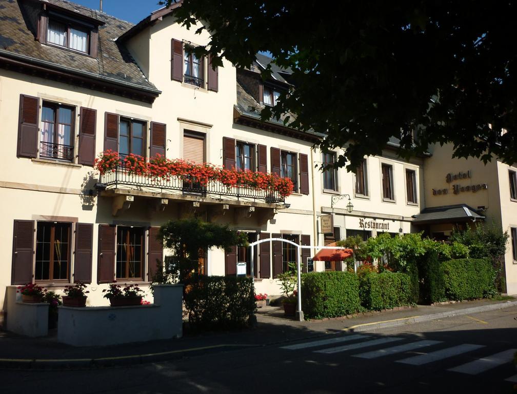 Hotel Des Vosges 5 Rue De La Gare Obernai Exteriör bild